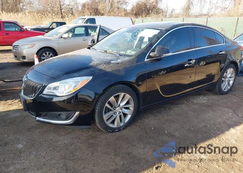 2014 Buick Regal Turbo/E-Assist Premium I из США, поврежденный, VIN 2G4GN5EX9E9286393